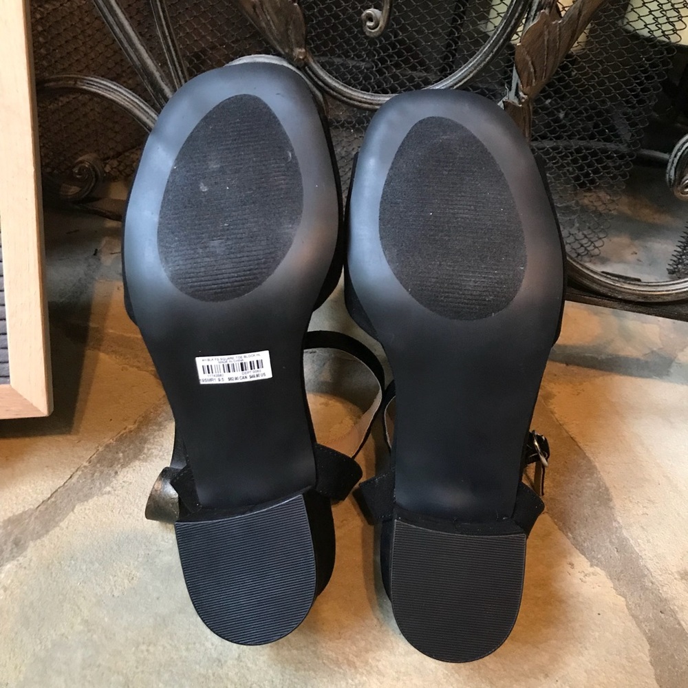 Nwt Torrid Black Square Toe Block Chunky Heels 9/5 - image 6